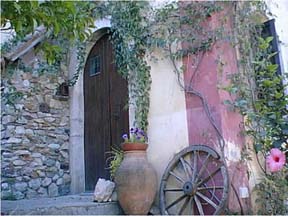 A modern photograph of the entrance to Fontana Vecchia. Copyright Norman Harrison.
