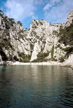 A calanque. Copyright: Suzy Allain.