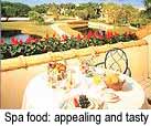 Healthy spa food made appealing and tasty no matter where you are at Doral. Courtesy of Doral Golf Resort and Spa