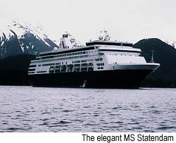 The elegant MS Statendam.  Terry Zinn, 1999