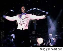 Sing yer heart out!  Terry Zinn, 1999
